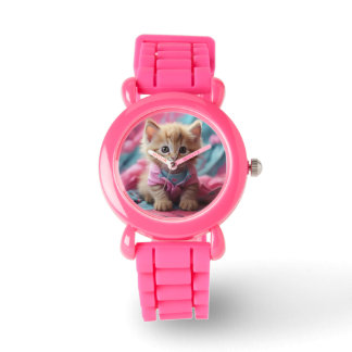 Home kitten Pulsera Clock Watch