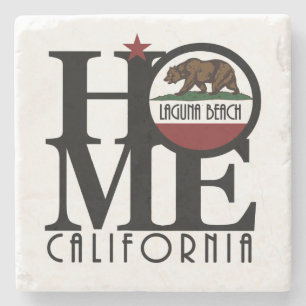 HOME Laguna Beach California Stone Coaster