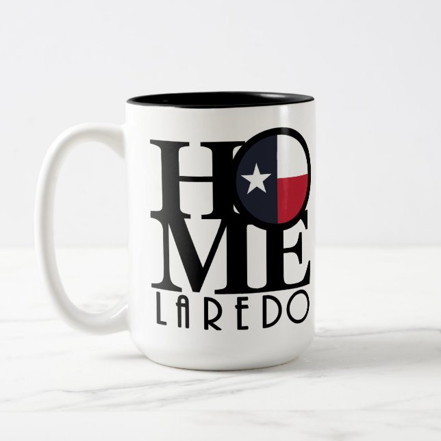 HOME Laredo Texas 15oz Two-Tone Coffee Mug (Left)