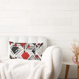 Home & Living Geometric Lumbar Pillow