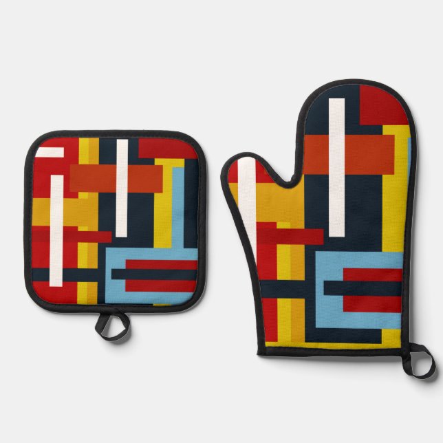 Home & Living > Kitchen & Dining > Aprons Oven Mitt & Pot Holder Set (Front)