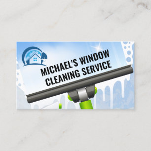 Home Logo   Window Clean Squeegee Business Card