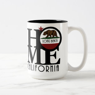 HOME Long Beach CA 15oz Two-Tone Coffee Mug