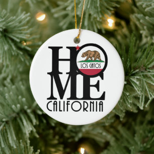 HOME Los Gatos Ceramic Ornament
