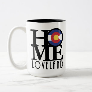 HOME Loveland Colorado 15oz Two-Tone Coffee Mug