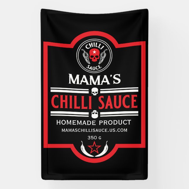 Home Made Chilli Sauce Banner (Vertical)