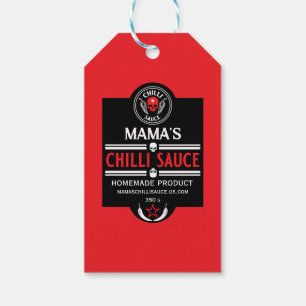 Home Made Chilli Sauce Gift Tags