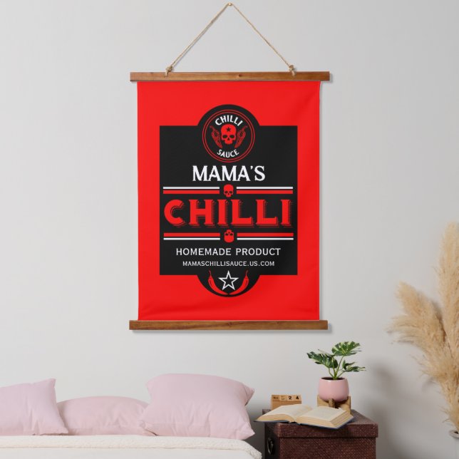 Home Made Chilli Sauce Hanging Tapestry (Bedroom)