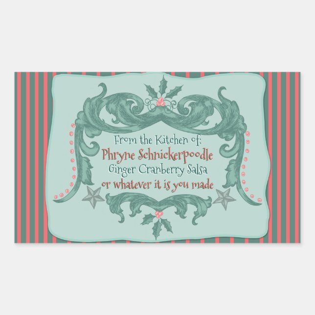 Home-Made Late Victorian Christmas - Personalized Sticker (Front)