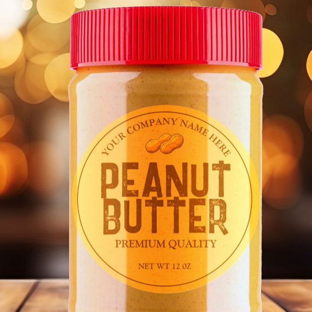 Home Made Peanut Butter Labels Sticker (Creator Uploaded)