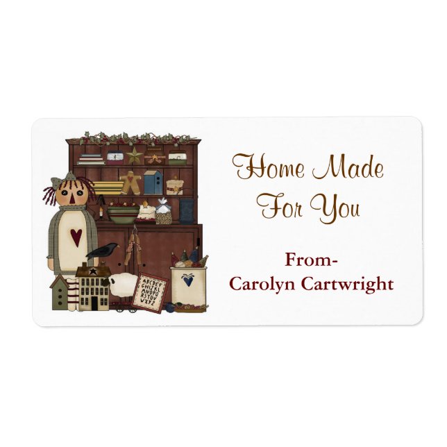 Home Made Products Labels (Front)