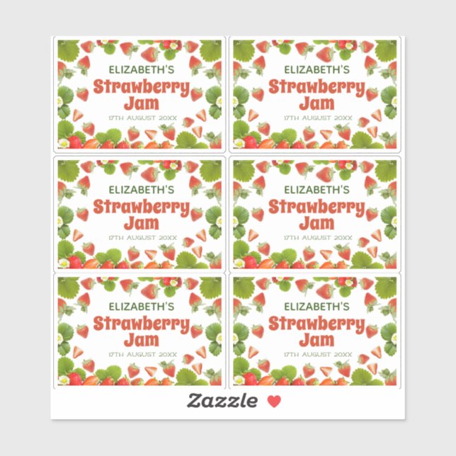 Home Made Strawberry Jam (Sheet)