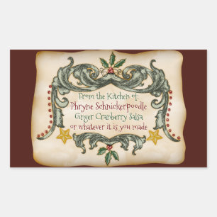 Home-Made Victorian Christmas - Personalized Sticker