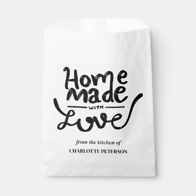 Home Made With Love Paper Bag (Front)