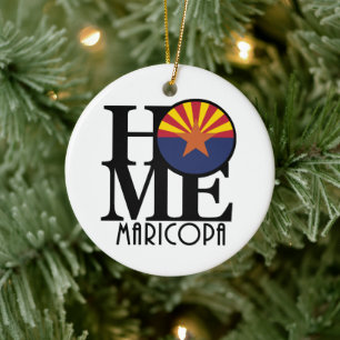 HOME Maricopa Arizona Ceramic Ornament