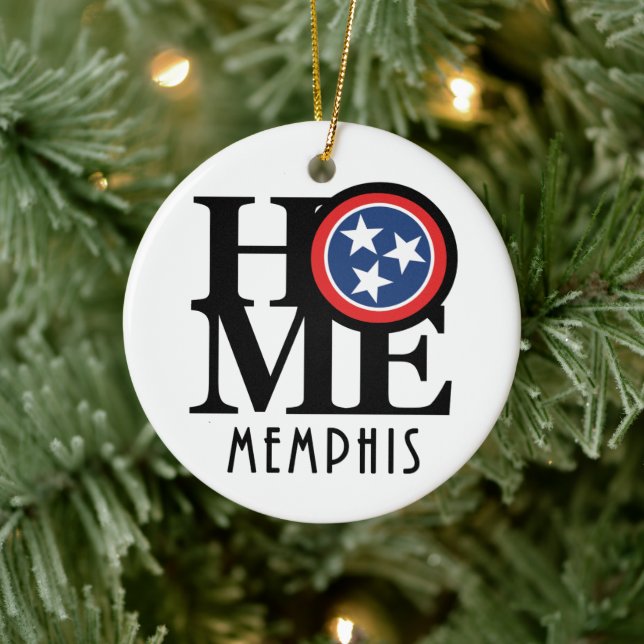HOME Memphis Ceramic Ornament (Tree)