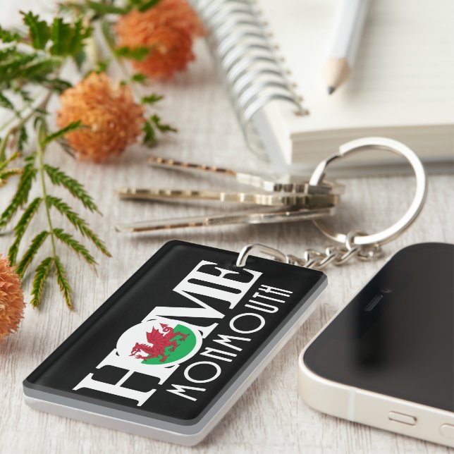 HOME Monmouth Wales Keychain (Front Right)