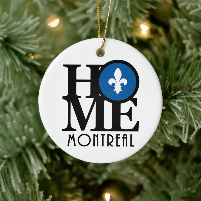 HOME Montreal Ceramic Ornament (Tree)