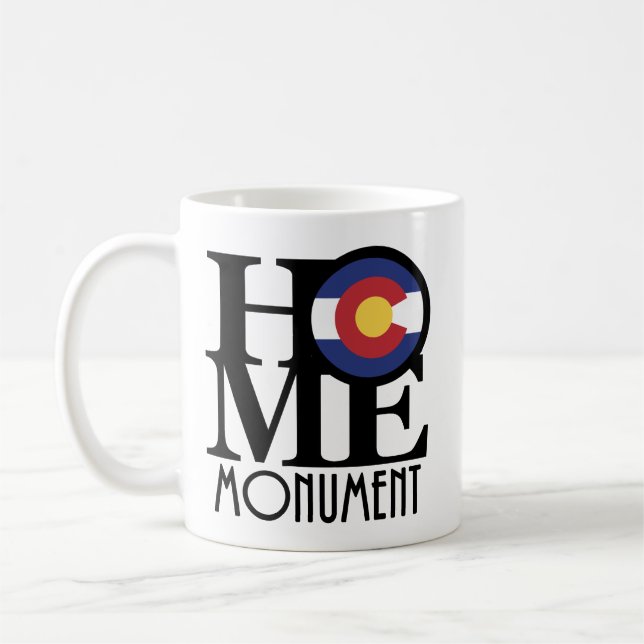 HOME Monument Colorado 11oz Coffee Mug (Left)