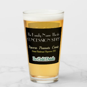 Home Movie Theater Concession Stand Glasses