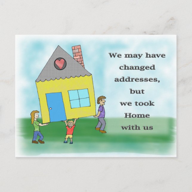 Home Moving Announcement (Front)