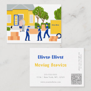 Home Moving Service Business Card