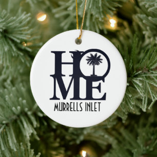 HOME Murrells Inlet Ceramic Ornament