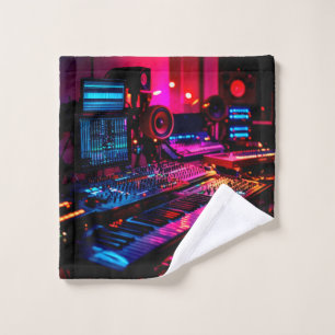 Home Music Studio Wash Cloth