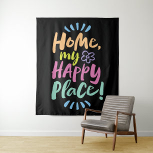 HOME my Happy Place! Homebody Cosy - Lettering Tapestry