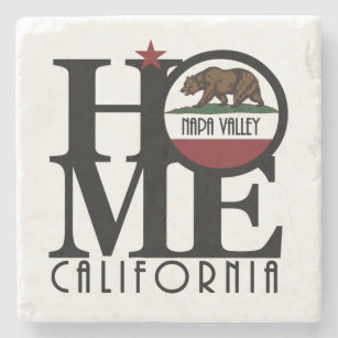 HOME Napa Valley California Stone Coaster