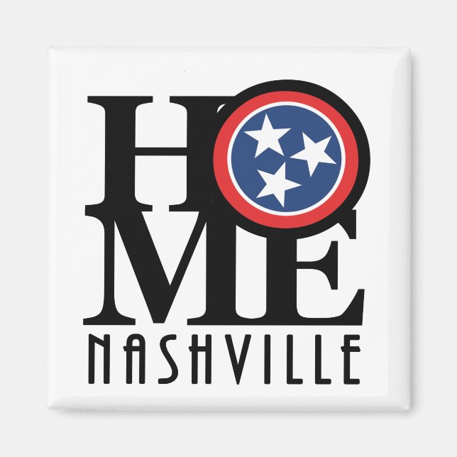 HOME Nashville Tennessee Magnet (Front)