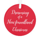 Home Newfoundland Christmas Ornament