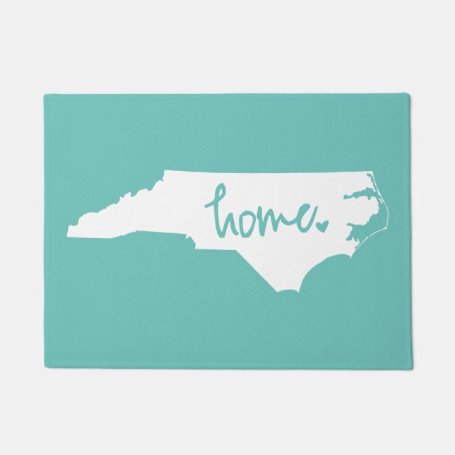 Home North Carolina Custom Colour Doormat (Front)