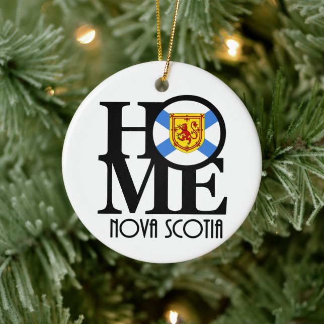 HOME Nova Scotia Ceramic Ornament (Tree)