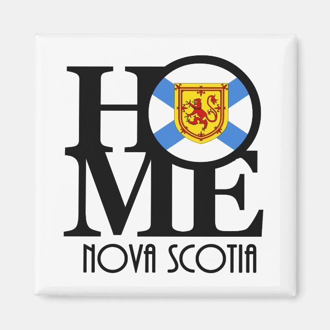 HOME Nova Scotia Magnet (Front)