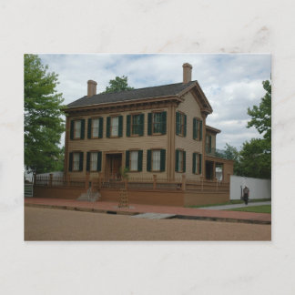 Home of Lincoln Postcard