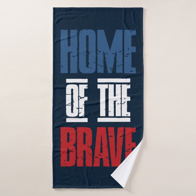 Home of the brave bath towel set (Bath Towel)