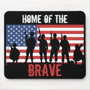 Home Of The Brave Mousepad