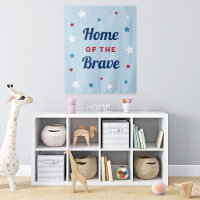 Home of the Brave Patriotic Stars