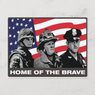 Home of the Brave Postcard