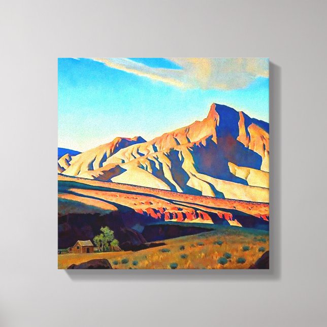 “Home of the Desert Rat” by Maynard Dixon Canvas Print (Front)