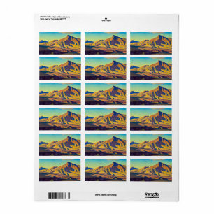 Home of the Desert Rat by Maynard Dixon Label