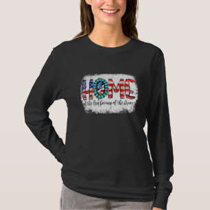 Home Of The Free Because Of The Brave Us Flag T-Shirt