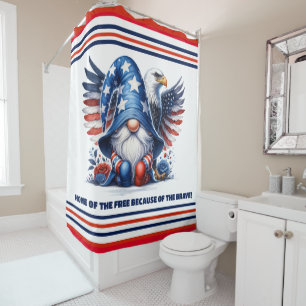 Home of the Free – Patriotic Gnome and Eagle