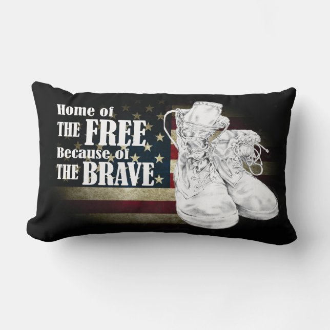 Home of the Free Pillow (Front)