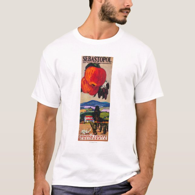 Home of the Gravenstein Poster T-Shirt (Front)