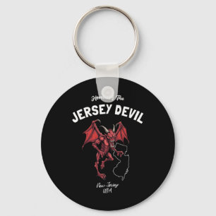 Home Of The Jersey Devil New Jersey Usa Cryptid  Keychain