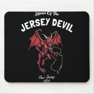 Home Of The Jersey Devil New Jersey Usa Cryptid Mouse Pad