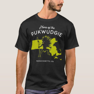 Home of the Pukwudgie Massachusetts USA T-Shirt