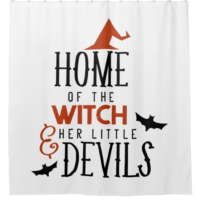 home of the witch and her little devils Halloween (Front)